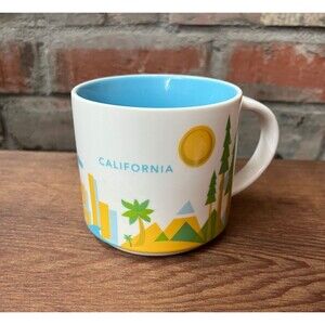 Starbucks You Are Here Mug CALIFORNIA Been There Collectors Series 14oz 2013